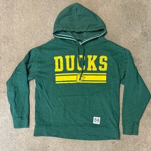 Victoria’s Secret PINK Oregon Ducks Green Rhinestone Hoodie Sweatshirt Size XS